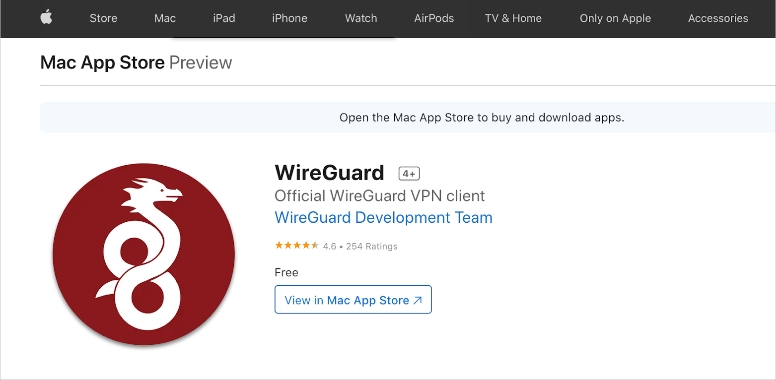 Просмотр приложения в Mac App Store